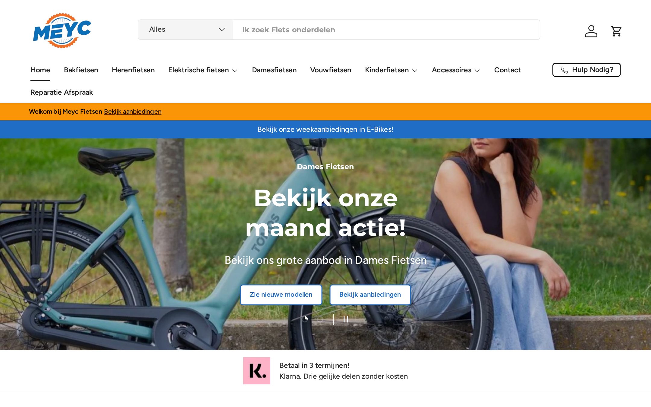 Homepage van meyc.nl
